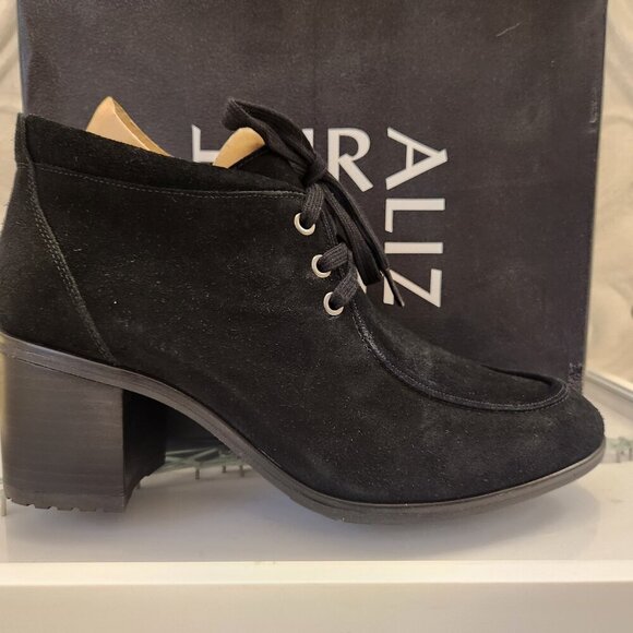 Naturalizer Wesson Moccasin Booties. Block Heel. NIB. Leather. Size 11 - Picture 2 of 10